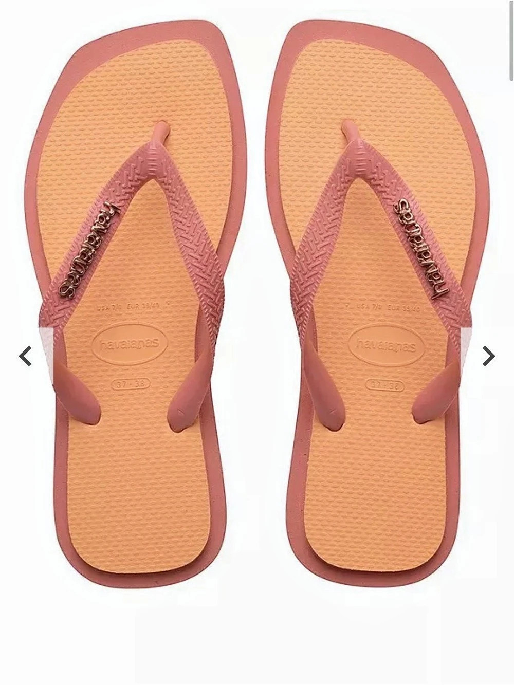 Havaianas Top Square Fusion Flip Flop - Canyon Clay/Peach